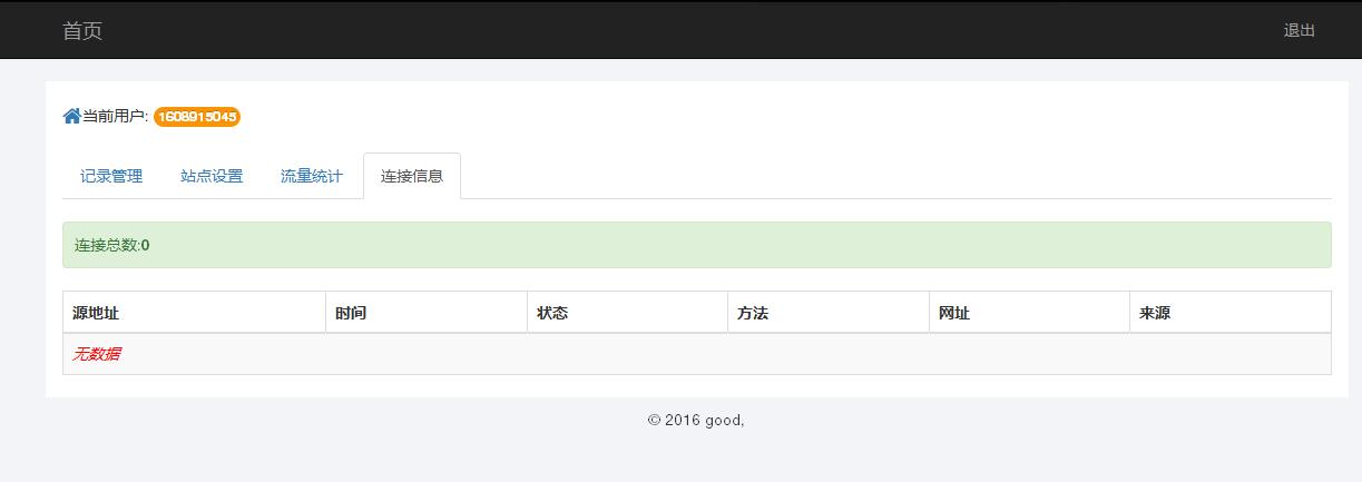 某IDC互聯(lián)網(wǎng)服務商管理系統(tǒng)--用戶域名記錄管理、站點設置、流量統(tǒng)計和連接信息
